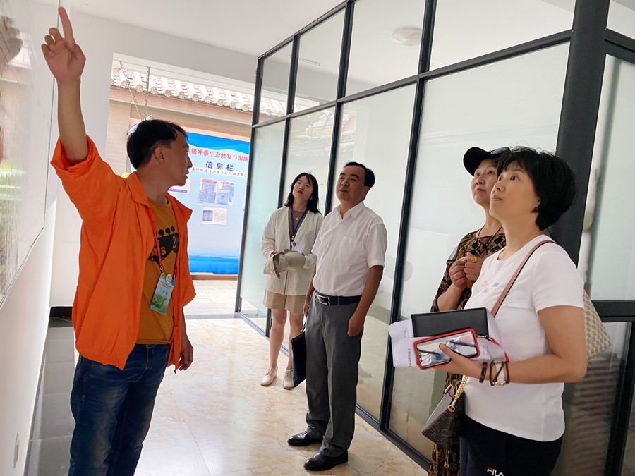 听取洱海生态廊道建设相关情况