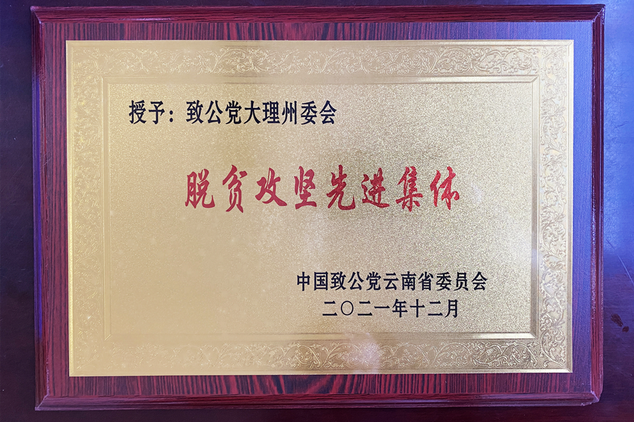 致公党云南省委脱贫攻坚先进集体