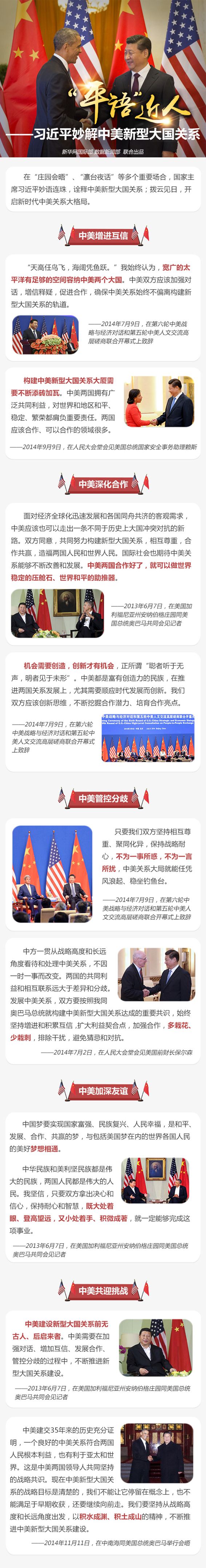 习近平妙解中美新型大国关系